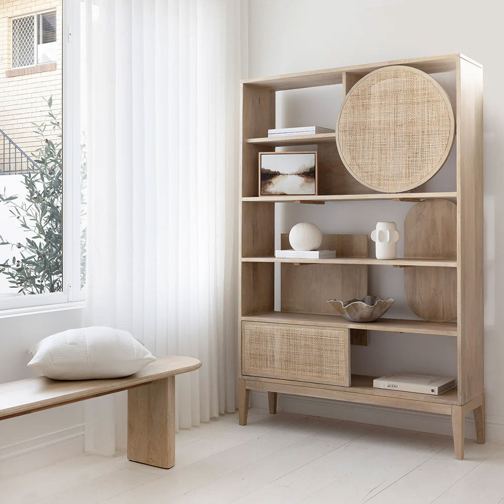 Eden Indoor Mango Wood Bookshelf