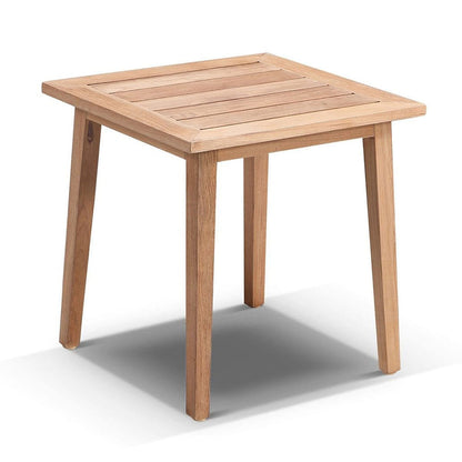 Hamilton Outdoor Wicker and Teak Table and Chairs Balcony Set