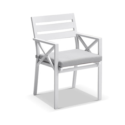 Kansas Outdoor Aluminium Dining Arm Chair