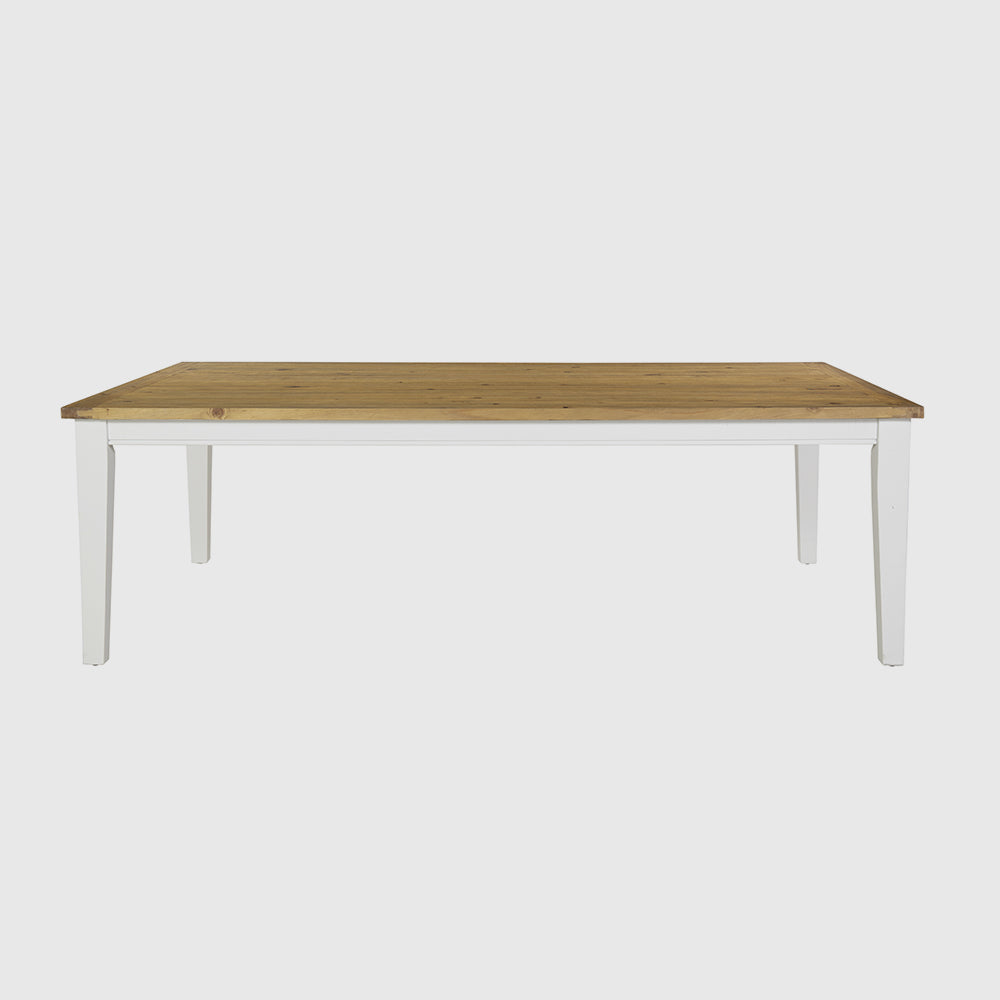 Leura Belle Large Rustic 250cm x 150cm Indoor Timber Dining Table