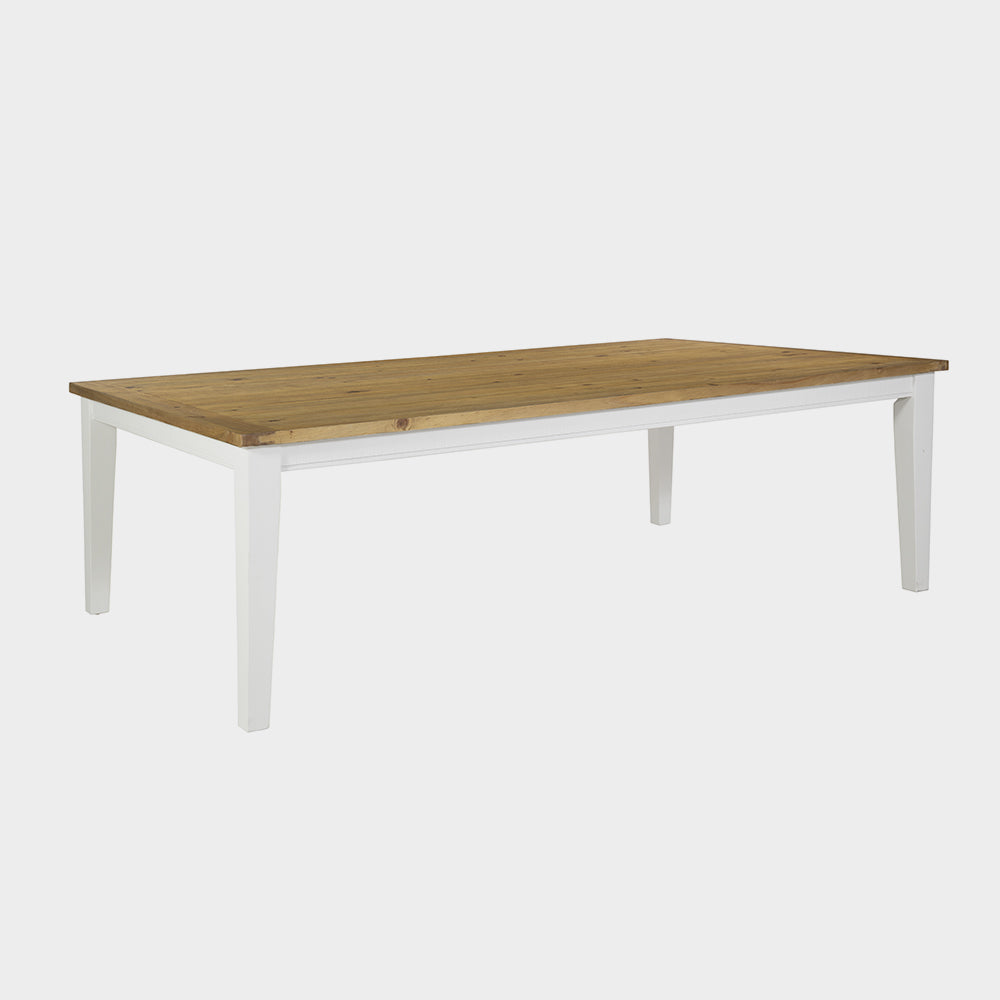 Leura Belle Large Rustic 250cm x 150cm Indoor Timber Dining Table