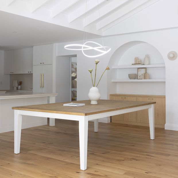 Leura Belle Large Rustic 12 Seater Dining Table and Chairs Setting