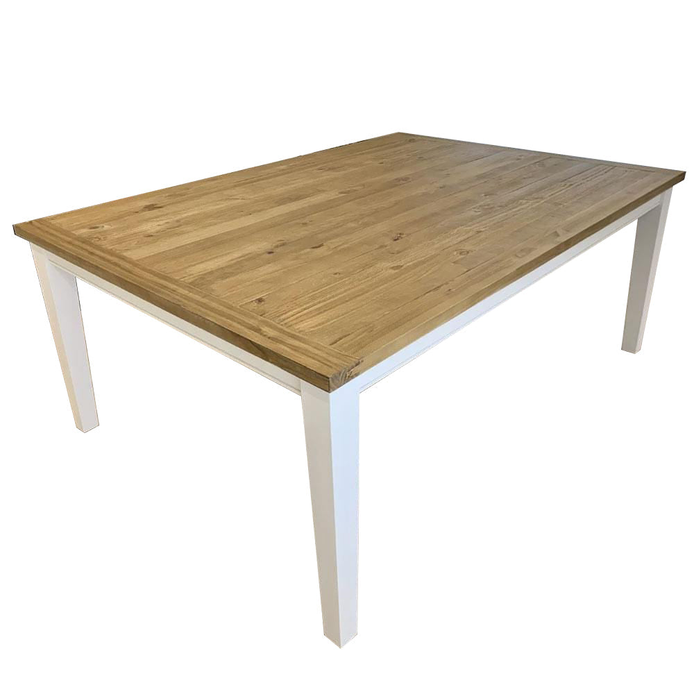 Leura Belle Large Rustic 210cm x 150cm Indoor Timber Dining Table