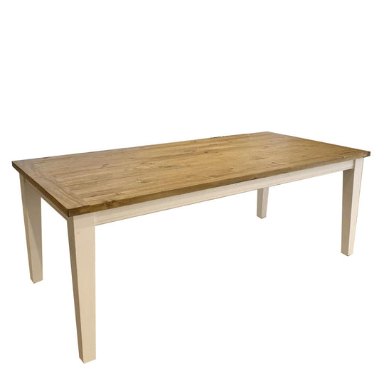 Leura Belle Rustic Rectangle 210cm x 100cm Indoor Timber Dining Table