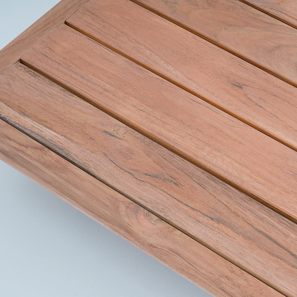 Mitch Outdoor Teak Timber Coffee Table