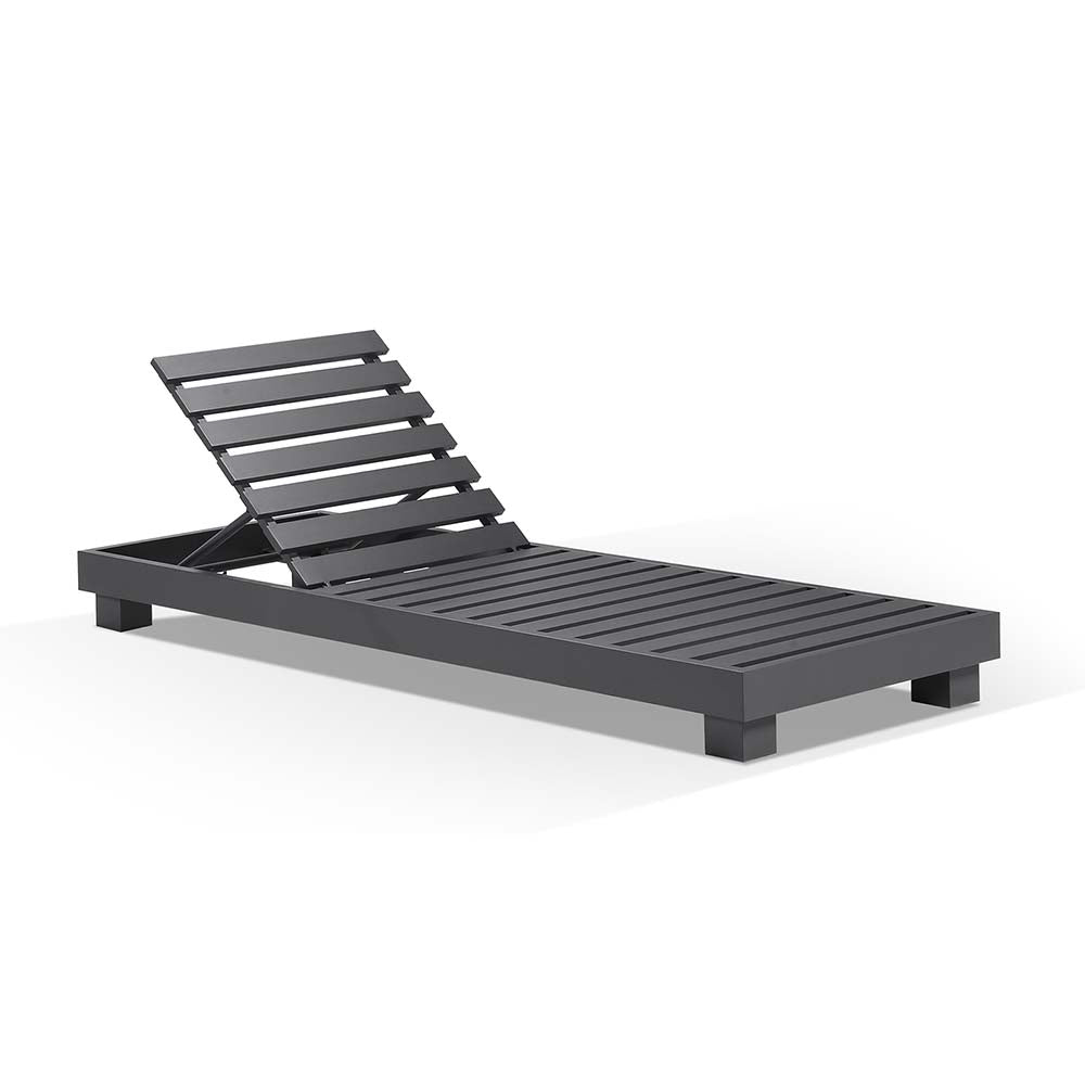 Santorini Aluminium Sun Lounge Set w/ Round Table