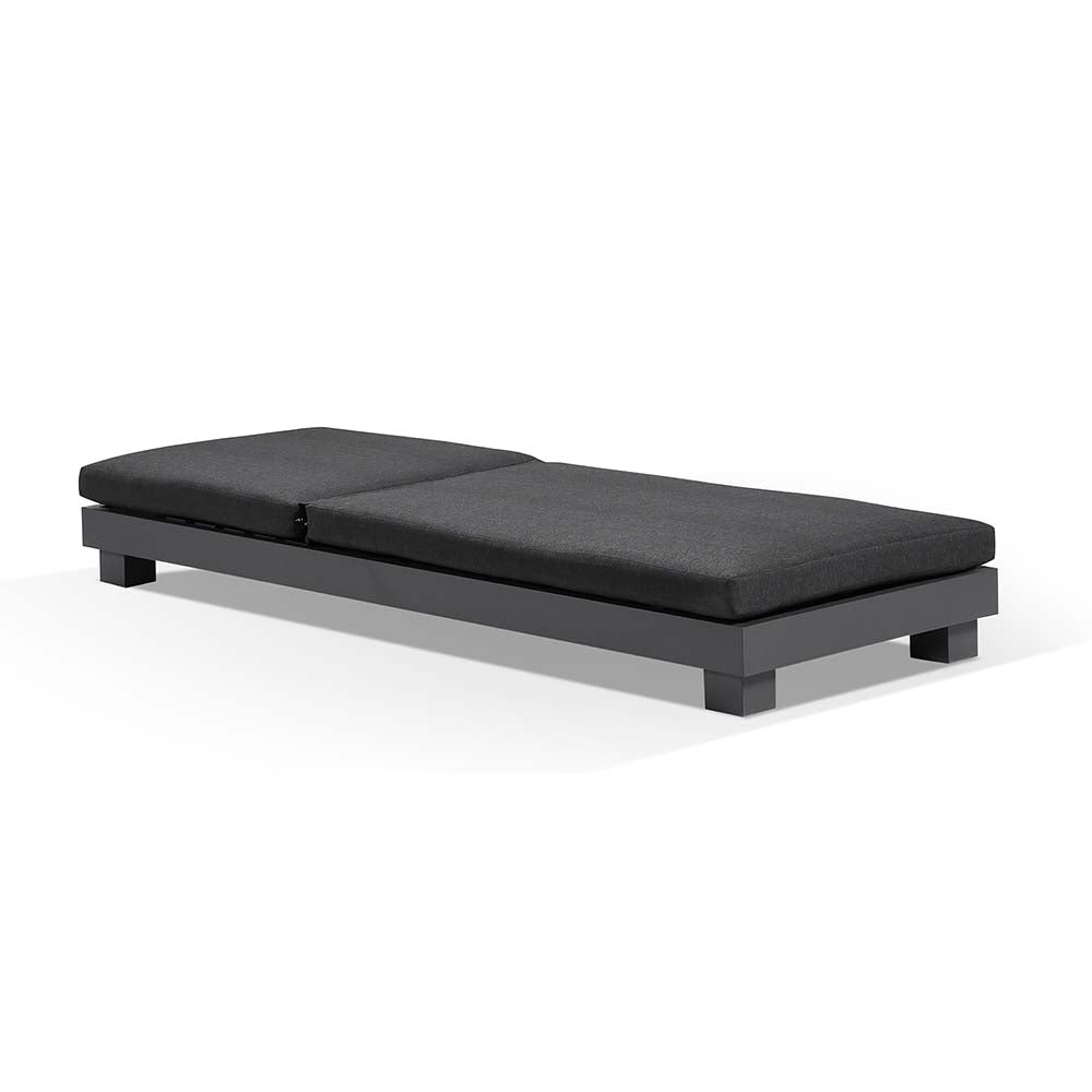 Santorini Aluminium Sun Lounge Set w/ Round Table