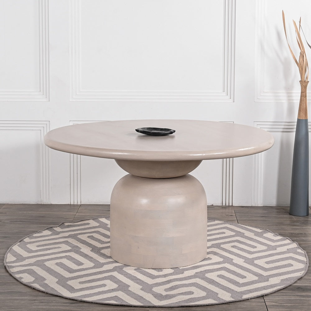 Milton Indoor 1.4m Round Wooden Dining Table