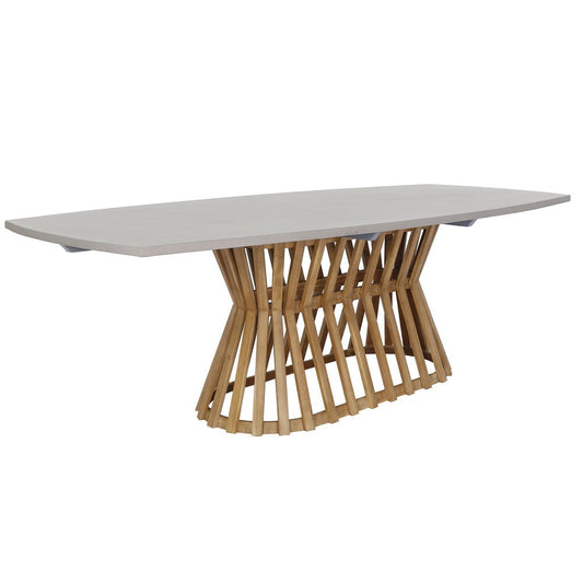 Waverley 2.6m Outdoor Concrete Look Dining Table