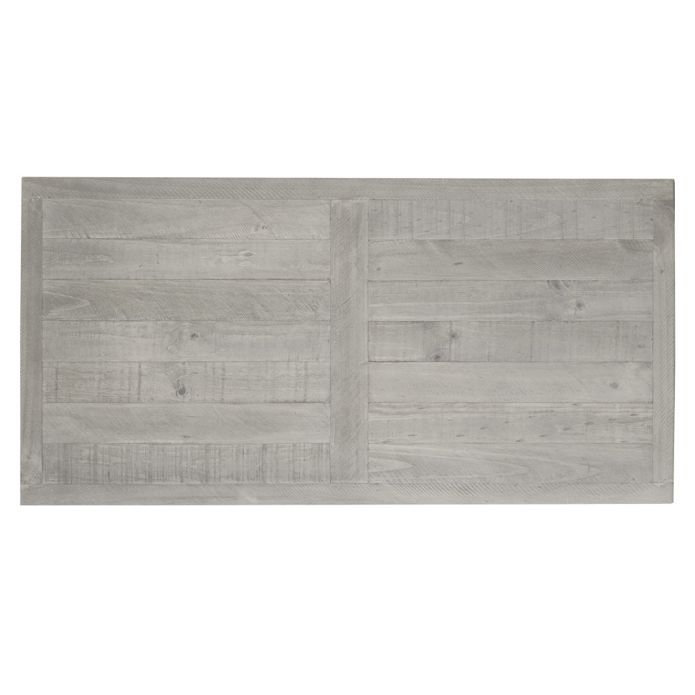 Ashton Rectangle Indoor Timber Coffee Table in Brushed with Wooden Top