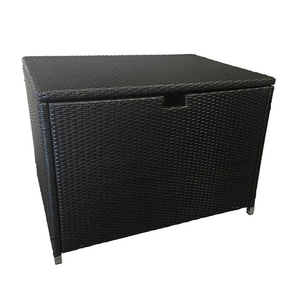 Alpha Outdoor Wicker Storage Box