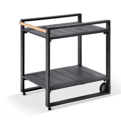 Nova Aluminium Lounge with Bar Cart & Side Table