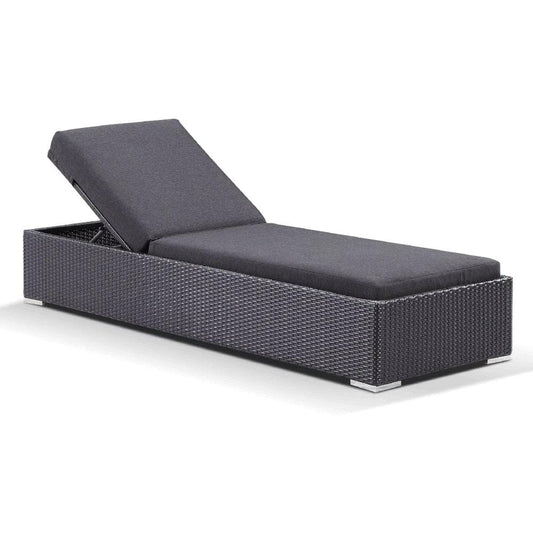 Breeze Outdoor Wicker Adjustable Single Sun Lounge