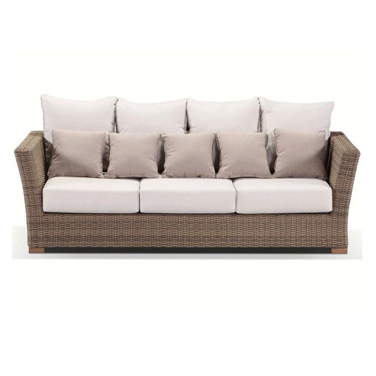 Coco 3 Seater Outdoor Wicker Lounge