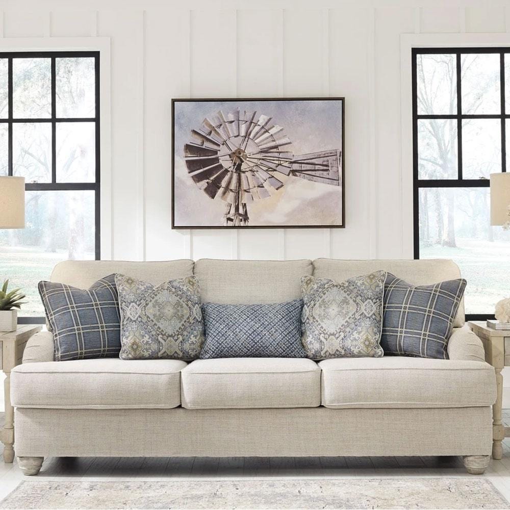 Isabelle Traemore 3+2+1 Indoor Fabric Lounge Suite with Ottoman