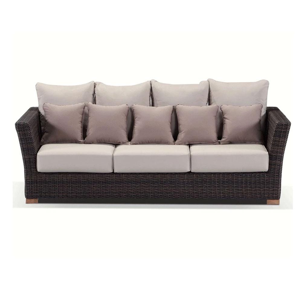 Coco 3 Seater Outdoor Wicker Lounge