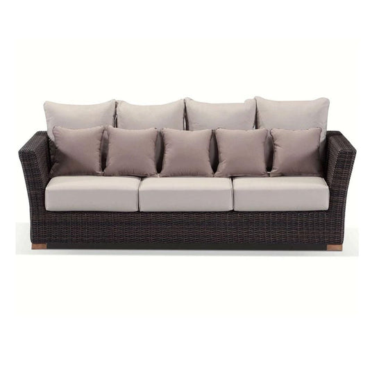 Coco 3 Seater Outdoor Wicker Lounge