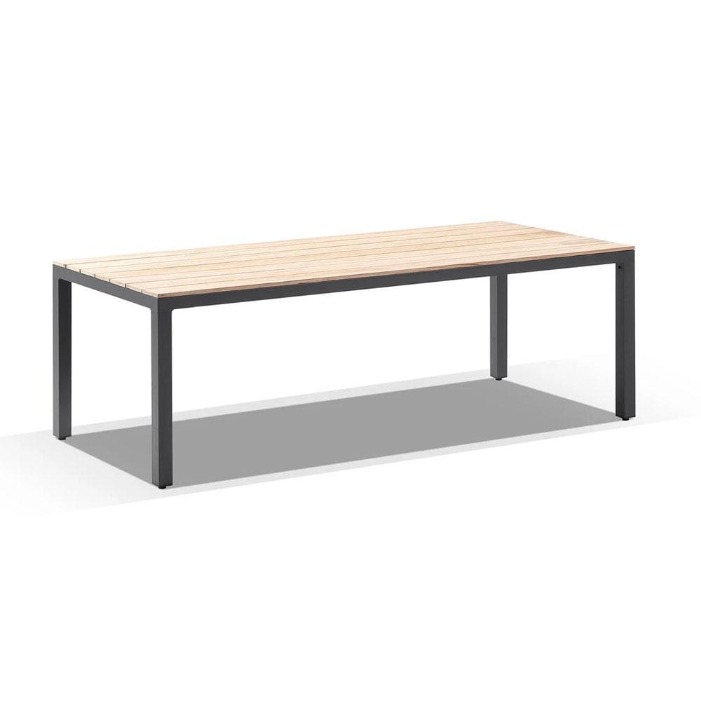 Tuscany 8 with Capri chairs with Teak Arm Rests