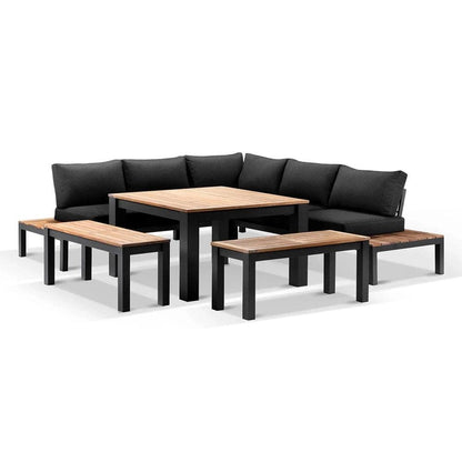 Nova Outdoor Aluminium Lounge and Dining Setting