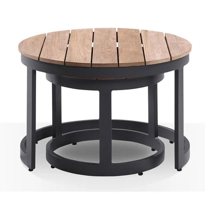 Balmoral Package E Outdoor Aluminium and Teak Lounge Setting with Coffee Table