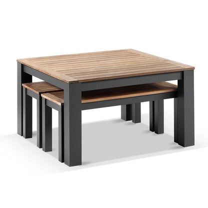 Balmoral Low Dining Coffee Table with 2 Bench Seats