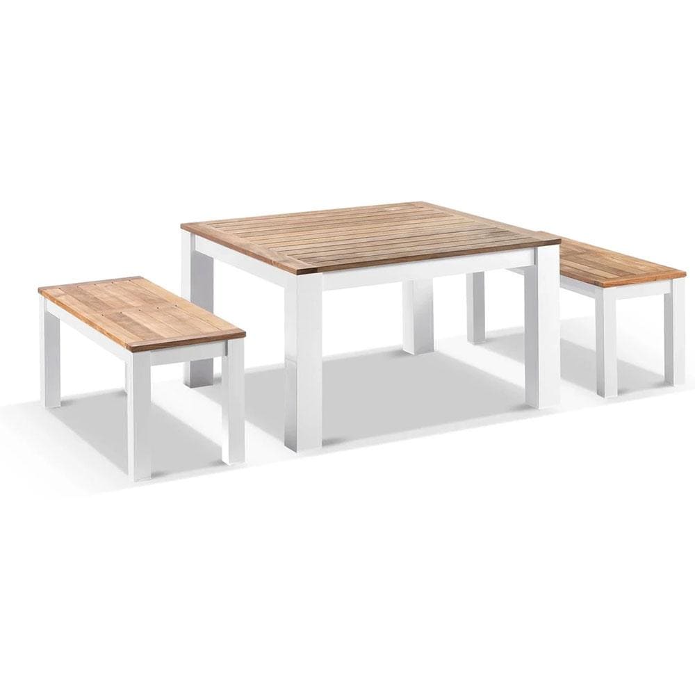 Balmoral Low Dining Coffee Table with 2 Bench Seats