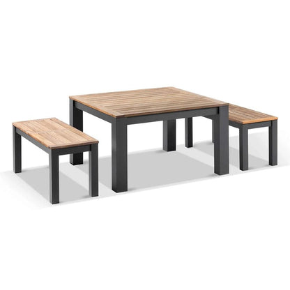 Balmoral Low Dining Coffee Table with 2 Bench Seats