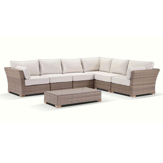 Coco Corner Outdoor Wicker Modular Lounge Setting