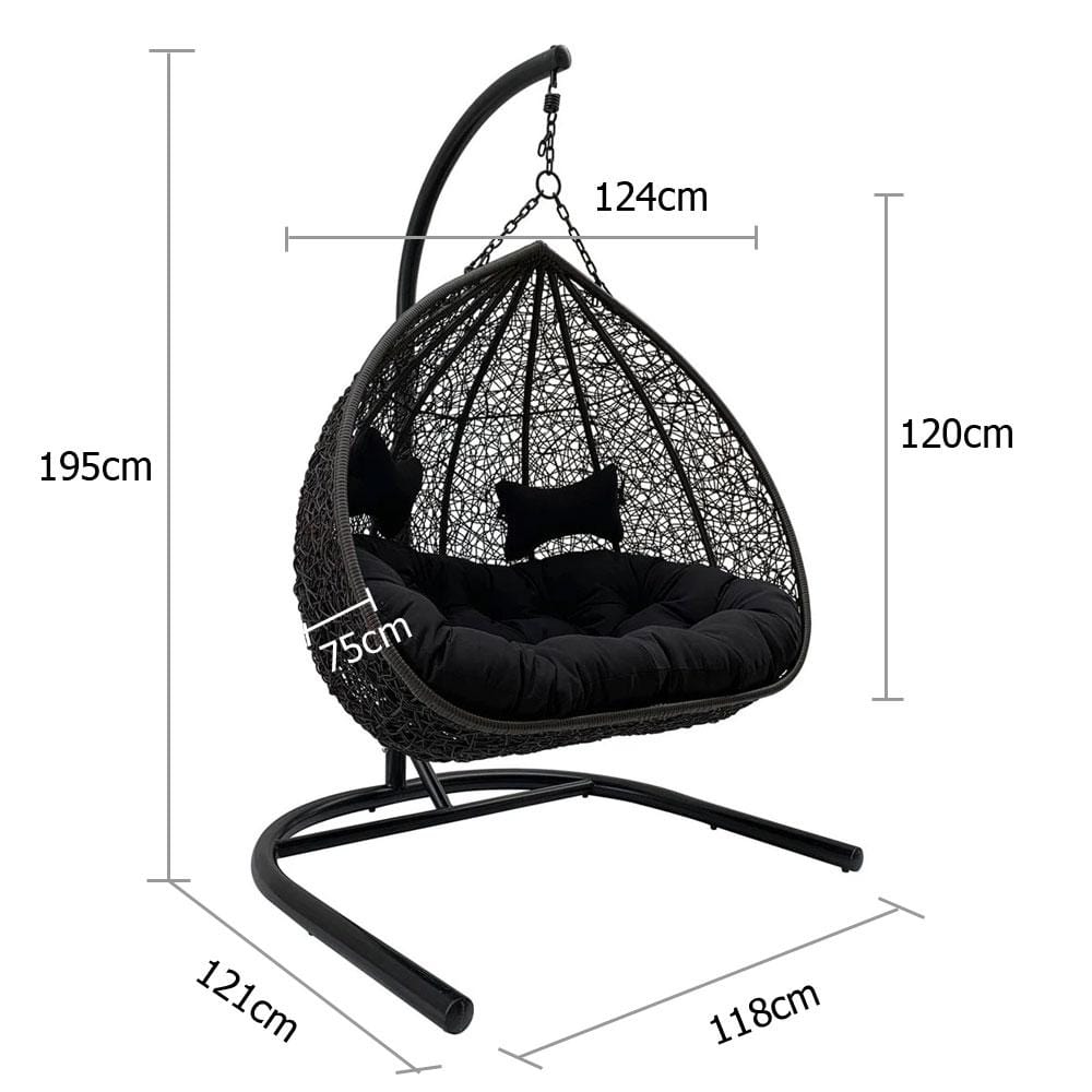Duke Double Hanging Egg Chair