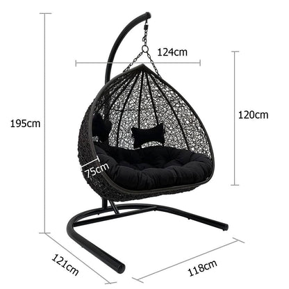 Duke Double Hanging Egg Chair