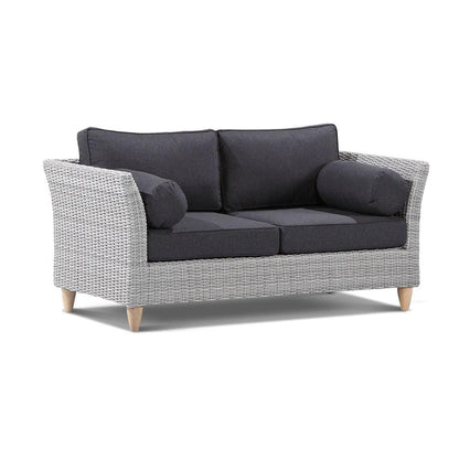 Carolina 2+1+1 Outdoor Wicker Alfresco Lounge Setting with Coffee Table