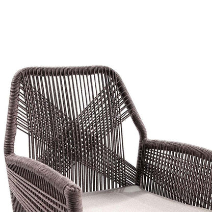 Hugo Outdoor Aluminium and Rope Dining Chair